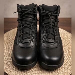 Bates Womens 9 Slip Resistant Mid  Composite Toe Black Work Boots Tact Sport 2